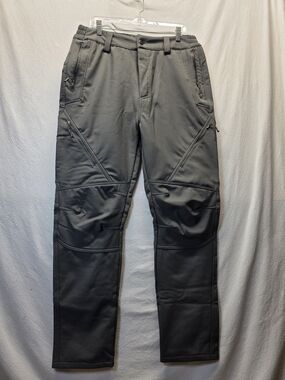FREE SOLDIER Outdoor Softshell Fleece Lined Tactical / Cargo Pants 36 X 34 Gray